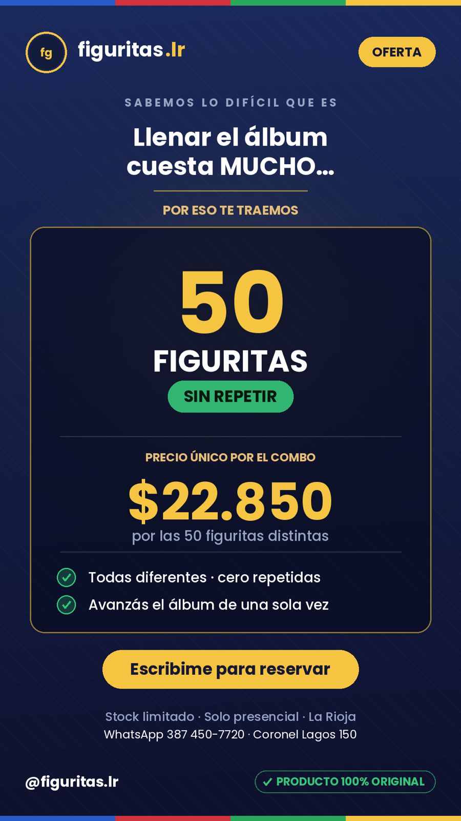 Promo Faltantes - Figuritas sueltas para completar tu álbum